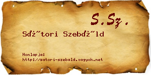 Sátori Szebáld névjegykártya